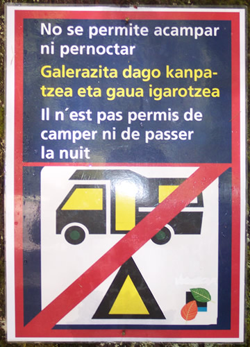 Las áreas de autocaravanas deberán tener un registro de usuarios y vehículos