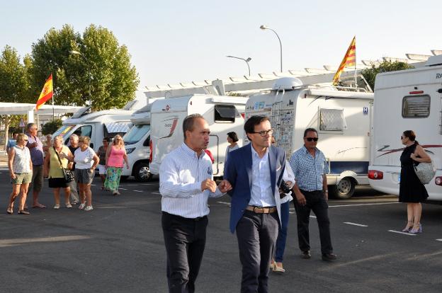 Nueva área de autocaravanas de Villanueva de la Serena