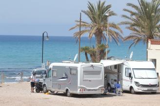 Cerco a las caravanas en la Región de Murcia