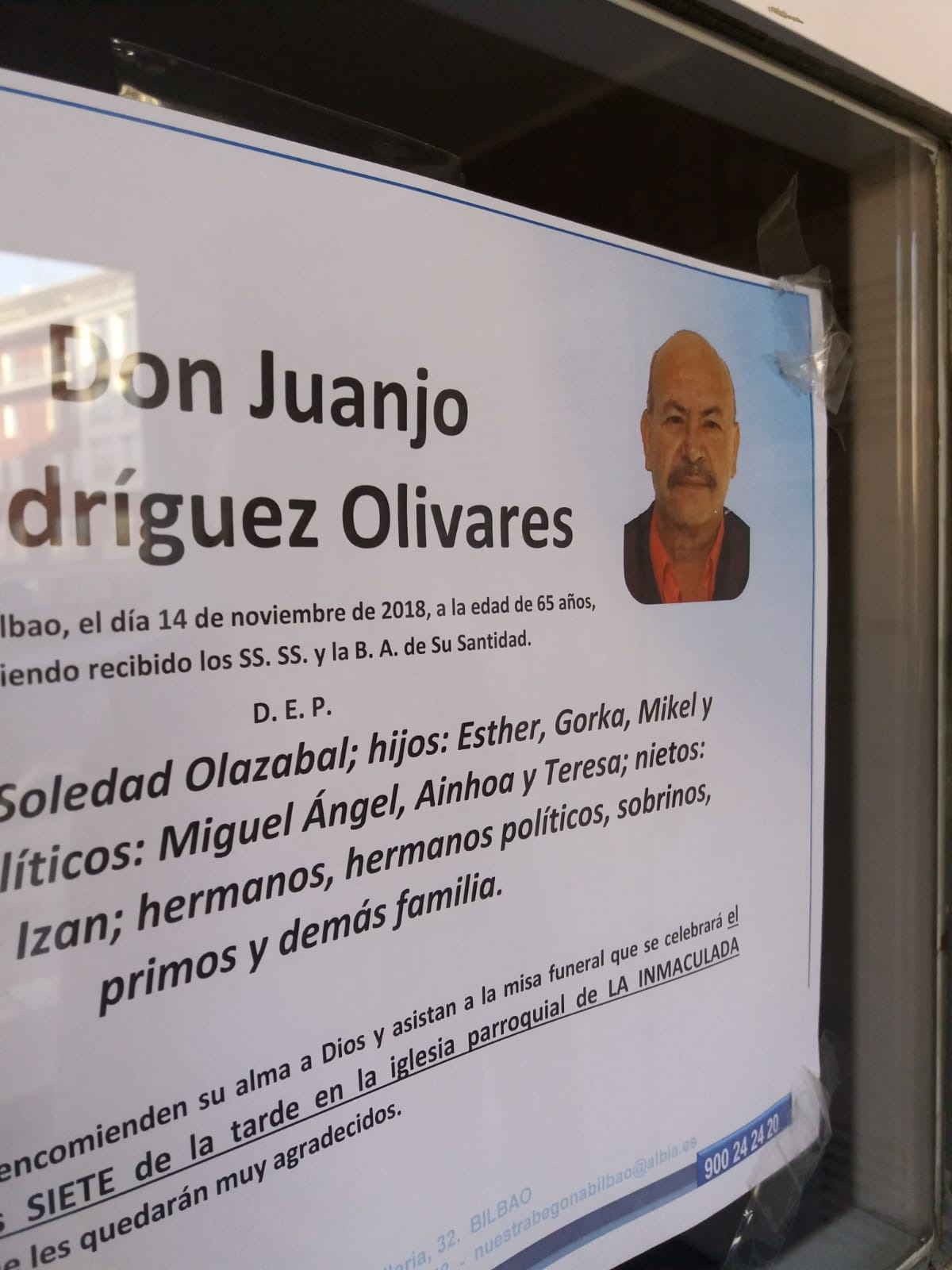 Ha fallecido nuestro Compañero Juanjo Rodriguez Olivares